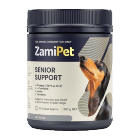 Zamipet Senior Support Dog Chews  60 Chews