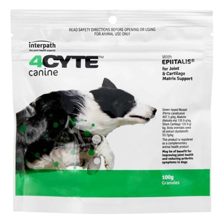 4cyte Canine Joint Support Supplement Granules For Dog  100 Gm