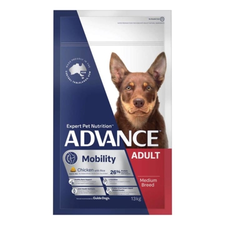 Advance Mobility Medium Breed Dry Adult Dog Food (Chicken & Rice)  13 Kg