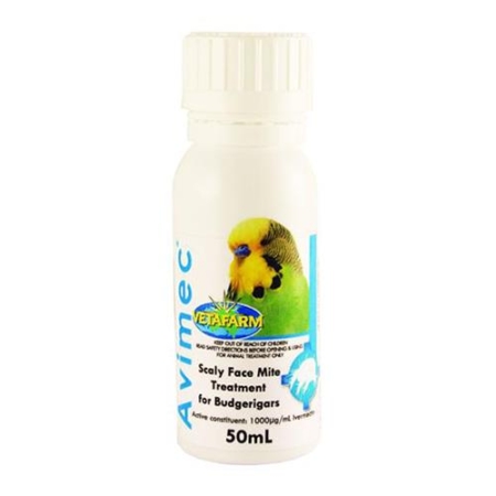 Vetafarm Avimec - Scaly Face Mite Treatment For Birds    50 Ml