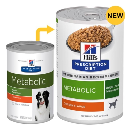 Hill's Prescription Diet Metabolic Weight Management With Chicken Canned Dog Food 370 Gm 12 Cans