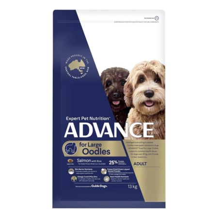 Advance Salmon With Rice Large Breed Oodles Adult Dog Dry Food  13 Kg