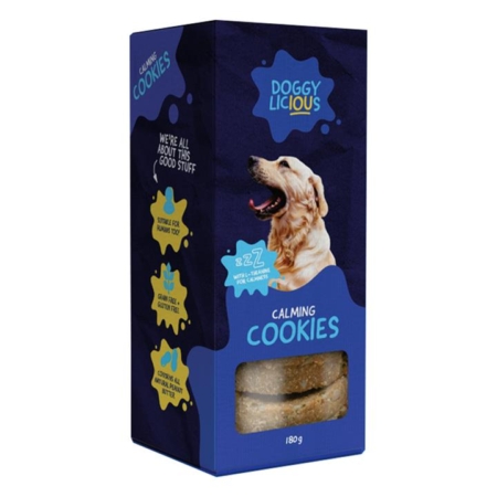 Doggylicious Calming Cookies For Dogs 180 Gm