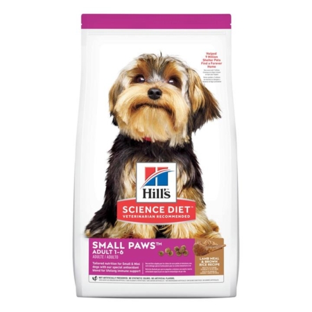 Hill's Science Diet Adult Small Paws Lamb Meal & Brown Rice Recipe Dog Food  2.04 Kg