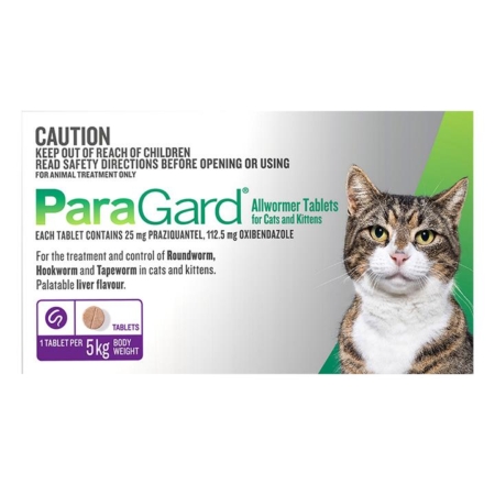 Paragard For Cats Up To 5 Kg 100 Tablet