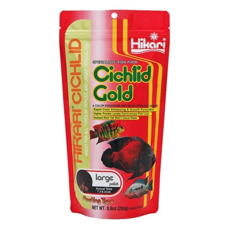 Hikari Cichlid Gold Fish Color Enhancing Diet Large Pellet 1 Pack