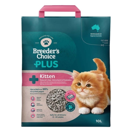 Breeder's Choice Plus Litter For Kittens 10 Litres