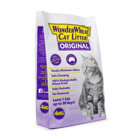 Wonder Wheat Cat Litter Original  4 Kg