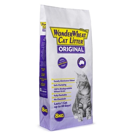 Wonder Wheat Cat Litter Original  8 Kg