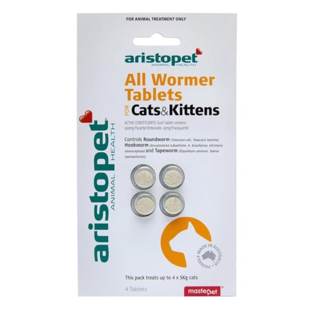 Aristopet All Wormer Tablets For Cats/Kittens 2 Tablets