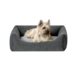 Snooza Low Front Lounger For Dogs Grey 1 X Small/Medium