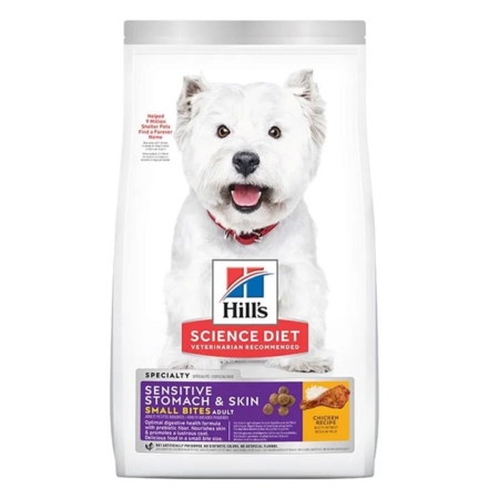 Hill's Science Diet Sensitive Stomach & Skin Small Bites Adult Dry Dog Food  6.8 Kg