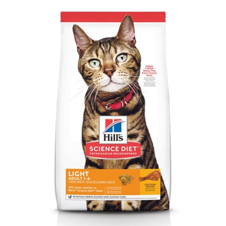 Hill's Science Diet Adult Light Chicken Dry Cat Food  7.26 Kg