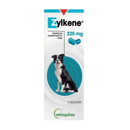 Zylkene Nutritional Supplement For Dogs 225 Mg 60 Capsules