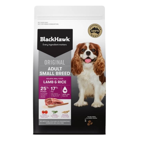 Black Hawk Lamb & Rice Small Breed Adult Dog Dry Food  3 Kg