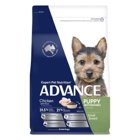 Advance Puppy Rehydratable Small Breed Dog Dry Food (Chicken & Rice)  3 Kg