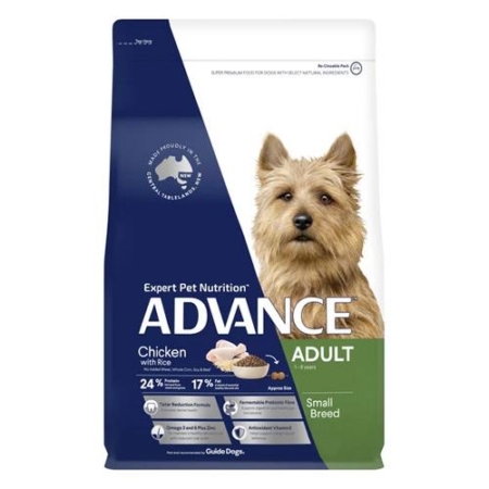 Advance Adult Small Breed Dog Dry Food (Chicken & Rice)  3 Kg