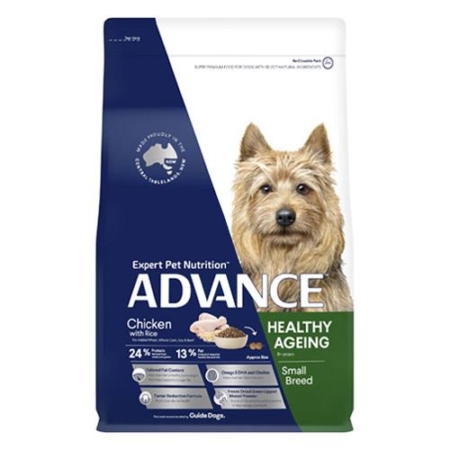 Advance Healthy Ageing Small Breed Dog Dry Food (Chicken & Rice)  3 Kg