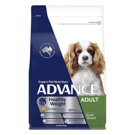 Advance Healthy Weight Small Breed Dog Dry Food (Chicken & Rice) 2.5 Kg