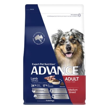Advance Lamb With Rice Medium Breed Adult Dog Dry Food 3 Kg