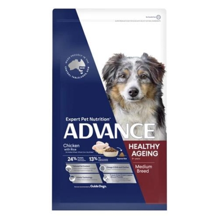 Advance Healthy Ageing Medium Breed Dog Dry Food (Chicken & Rice)  15 Kg