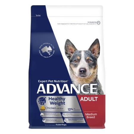 Advance Healthy Weight Adult Medium Breed Dog Dry Food (Chicken & Rice)  2.5 Kg