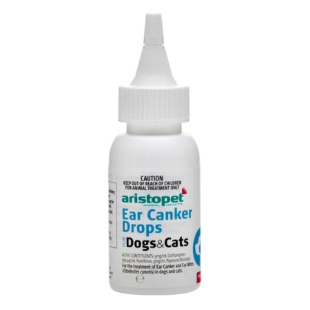 Aristopet Ear Canker Drops For Dogs And Cats 50 Ml