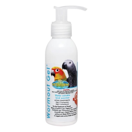 Vetafarm Wormout Gel For Birds For Birds 100 Ml