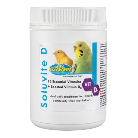 Vetafarm Soluvite D Vitamin Powder For Birds   25 Gm