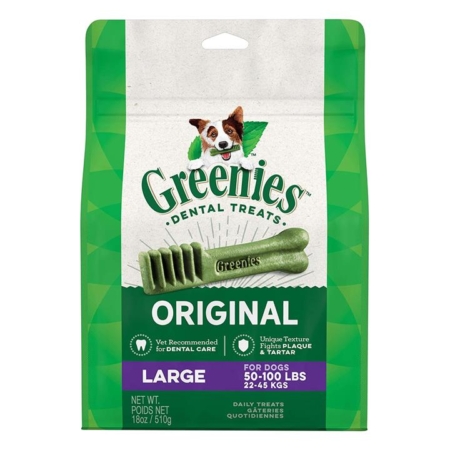 Greenies Original Dental Treats For Dogs - Large (22-45 Kg)  1 Kg