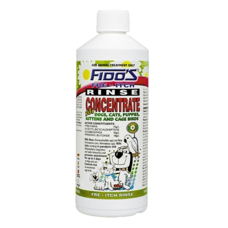 Fido's Fre-Itch Rinse Concentrate  125  Ml X 2 Combo Pack