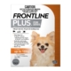 Frontline Plus For Small Dogs Up To 10kg (Orange) 6 Pipettes