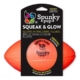 Spunky Pup Squeak And Glow Football 14cm 1 Pack
