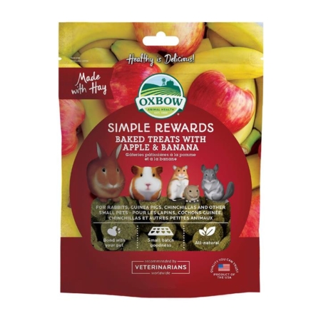 Oxbow Apple Banana Treats  170 Gm