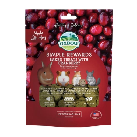 Oxbow Cranberry Treats  170 Gm