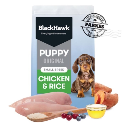 Black Hawk Puppy Original Small Breed Chicken And Rice Dog Dry Food  10 Kg