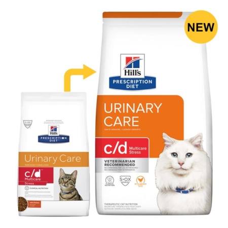 Hill's Prescription Diet C/D Multicare Stress Urinary Care Dry Cat Food  1.8 Kg