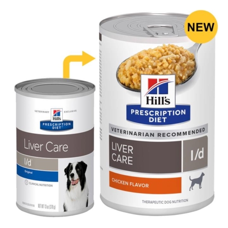 Hill's Prescription Diet Canine L/D Liver Care Original Flavour Canned Wet Dog Food 370 Gm 12 Pack