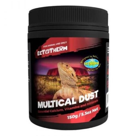 Vetafarm Ectotherm Multical Dust  150 Gm