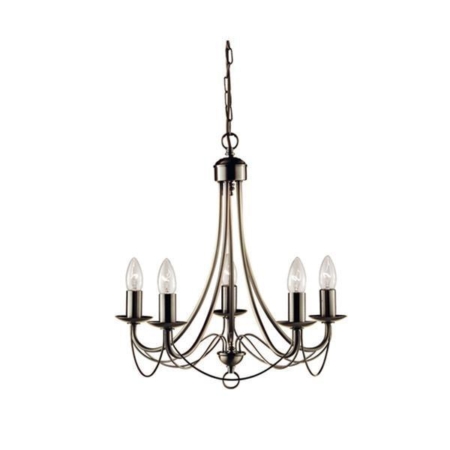 Solaris Modern Luxury Chandelier Light Pendant Lamp - Antique Brass