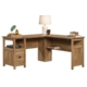 Cannery Bridge Executive L-Shape Office Desk - Sindoori Mango