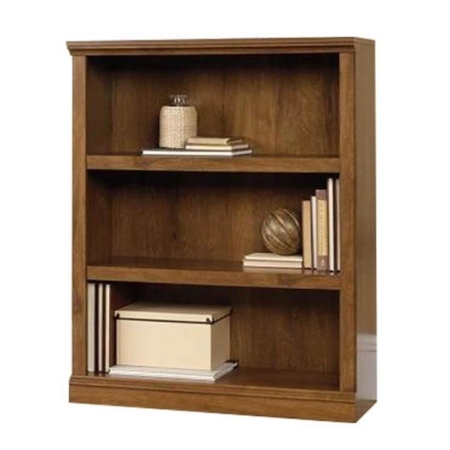 Emalie 3-Shelf Display Bookcase - Oiled Oak