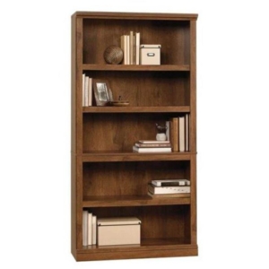 Emalie 5-Shelf Display Bookcase - Oiled Oak