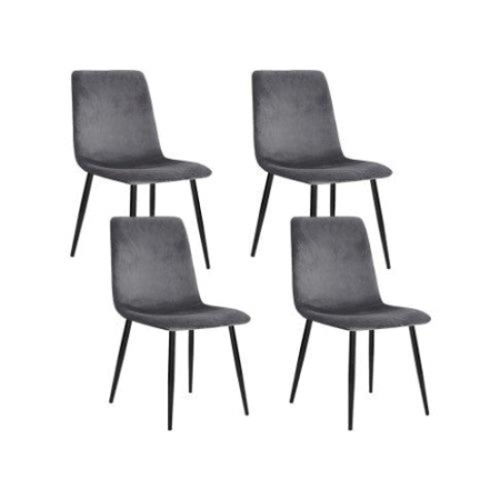 Set of 4 Modern Dining Chairs