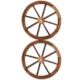 Wooden Wagon Wheel X2