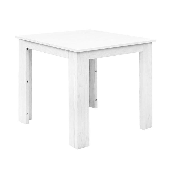 Outdoor Side Beach Table - White