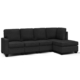 Sofa Lounge Set 5 Seater Modular Chaise Chair Suite Couch Dark Grey