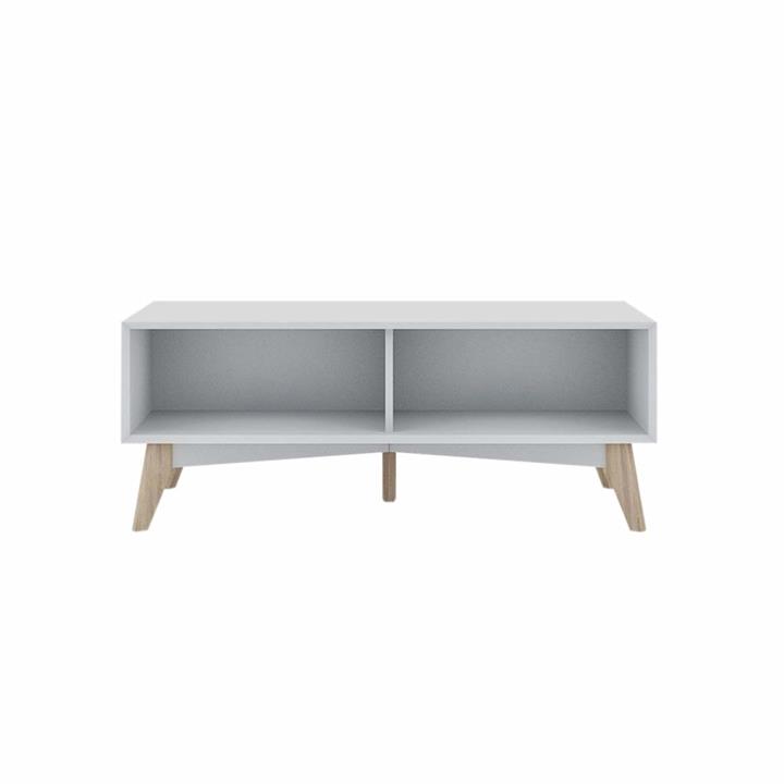 Marissa Open Shelves Coffee Table - White