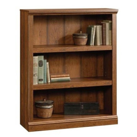 Emalie 3-Shelf Display Bookcase - Washington Cherry