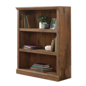 Emalie 3-Shelf Display Bookcase - Vintage Oak